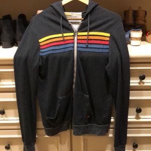Aviator nation zip up sweatshirt